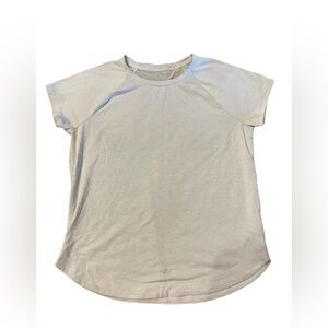 Girls gray workout tee